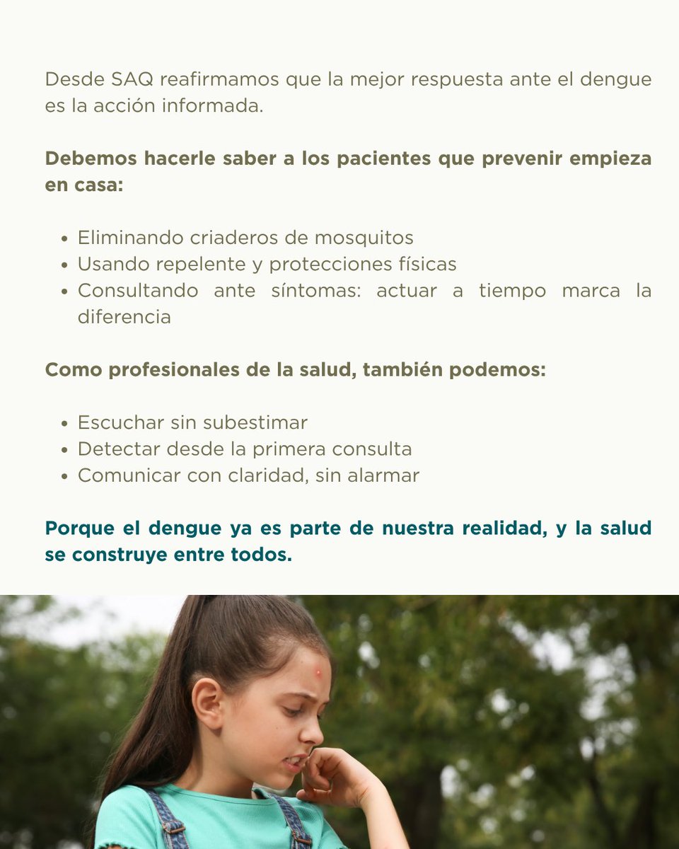 🌍 En el Día Internacional contra el Dengue recordamos la importancia de la prevención.
Eliminar criaderos de mosquitos, mantener los espacios limpios y estar atentos a los síntomas son claves para cuidar nuestra salud y la de todos.

#DíaContraElDengue #Prevención