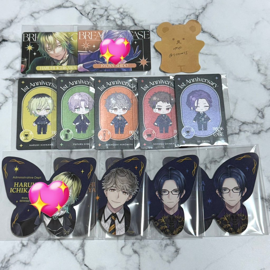 【交換】ブレイクマイケース ブレマイ アニバストア 1周年 博多 マルイ 

譲｜画像参照 

求｜特典 前半 恩田  ＞＞しおり新名

ご希望があれば複数提供可能でございます。博多にて手渡し又は郵送希望です。お気軽にお声掛けください🌟