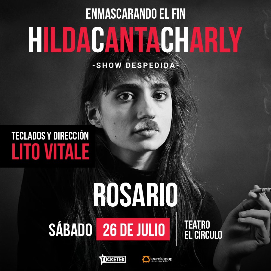 TicketekAr's tweet image. 🎶@lizarazuok llega a #Rosario despidiendo "HILDA CANTA CHARLY". Recorre la obra de García con la sensibilidad de quien fuera su colaboradora, vocalista y compañera de escenario durante años
🗓️26 de Julio
📍@teatroelcirculo
🎫📲Comprá tus #Etickets en bit.ly/4cSZixk
