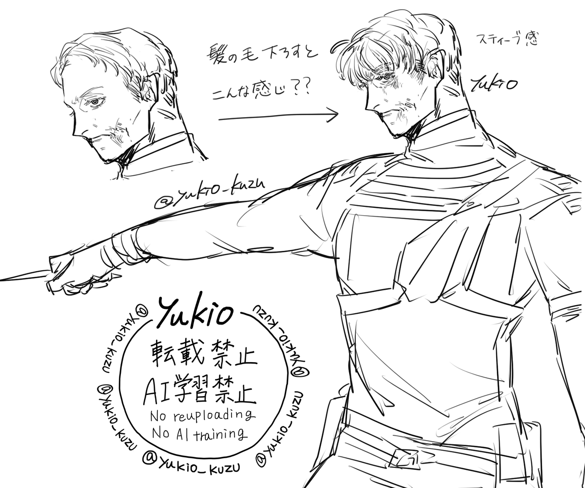 yukio_kuzu's tweet image. 🎯落書き