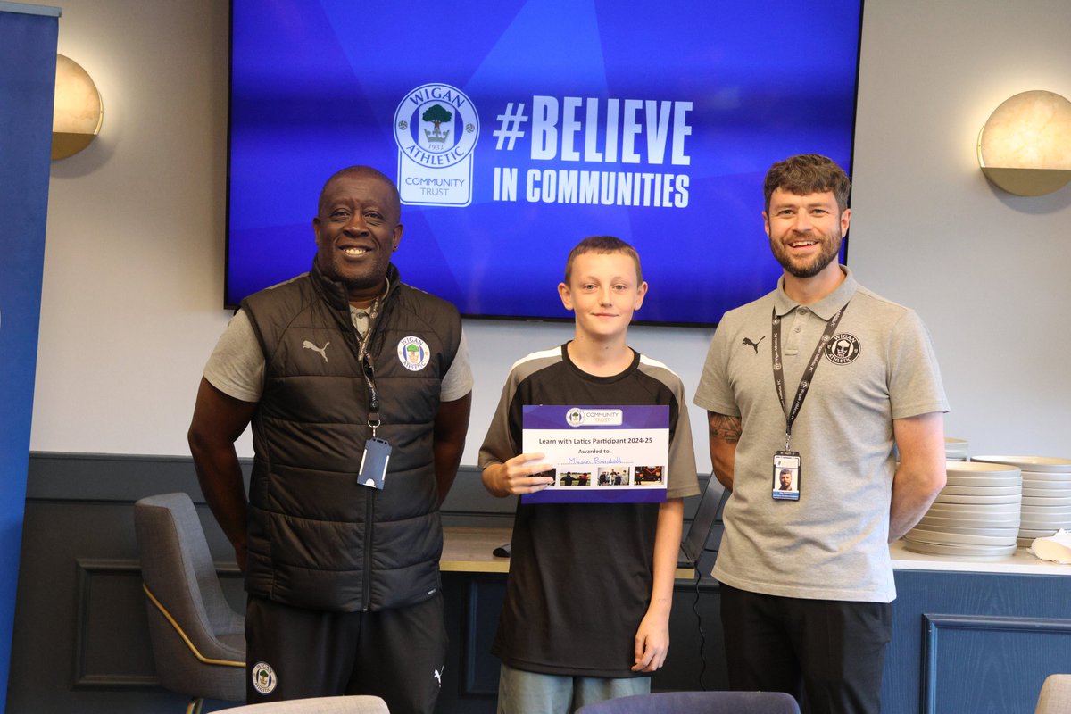 LaticsCommunity's tweet image. Recently, we hosted the HeadStart and Learn with Latics end-of-year celebrations, which consisted of workshops and activities to close another brilliant school year! 🎉

Certificates were awarded and the event was a great opportunity to reflect on all of the success the groups…