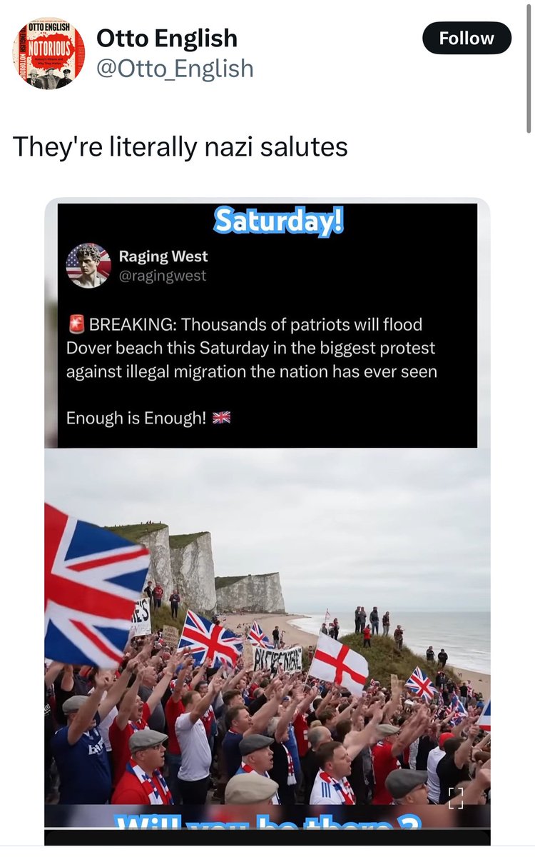 LeftwaffenWatch's tweet image. Otto English (not his real name)
Still an utter dickhead