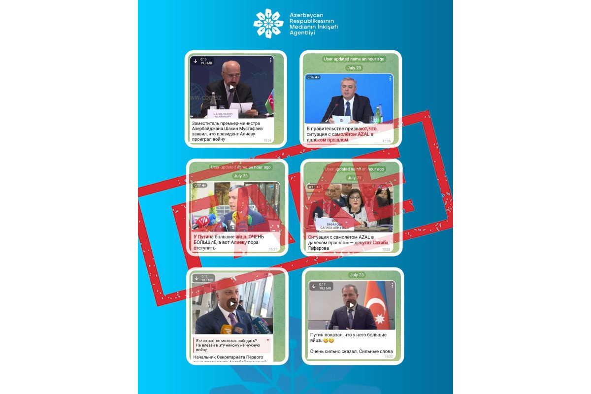 APA_English's tweet image. Fake statements circulated on behalf of several #Azerbaijani public officials
#BREAKING
en.apa.az/media/fake-sta…