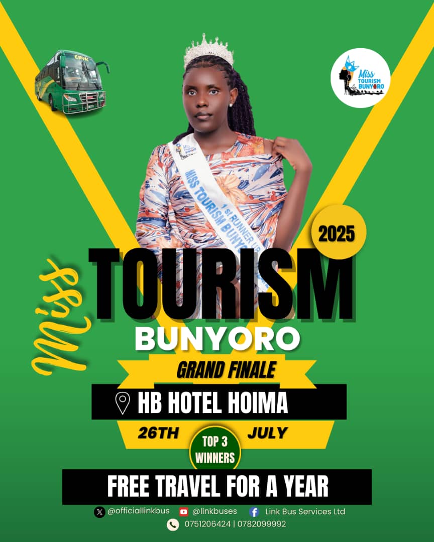 Link Buses (@officiallinkbus) on Twitter photo Come this Saturday at <a href="/HB/">House Beautiful UK</a> hotel Hoima, and witness the crowning of the ladies who will carry the crowns on their heads as the tourism beauties in <a href="/Bunyoro_Kitara/">Bunyoro-Kitara Kingdom</a>.
Of course, they will be the Bunyoro faces of Link Bus 2025-2026
#iammyculture
<a href="/misstourismUga/">MISS TOURISM UGANDA-PA</a> <a href="/Misstourismbun/">Miss Tourism Bunyoro PA</a> Come this Saturday at <a href="/HB/">House Beautiful UK</a> hotel Hoima, and witness the crowning of the ladies who will carry the crowns on their heads as the tourism beauties in <a href="/Bunyoro_Kitara/">Bunyoro-Kitara Kingdom</a>.
Of course, they will be the Bunyoro faces of Link Bus 2025-2026
#iammyculture
<a href="/misstourismUga/">MISS TOURISM UGANDA-PA</a> <a href="/Misstourismbun/">Miss Tourism Bunyoro PA</a>