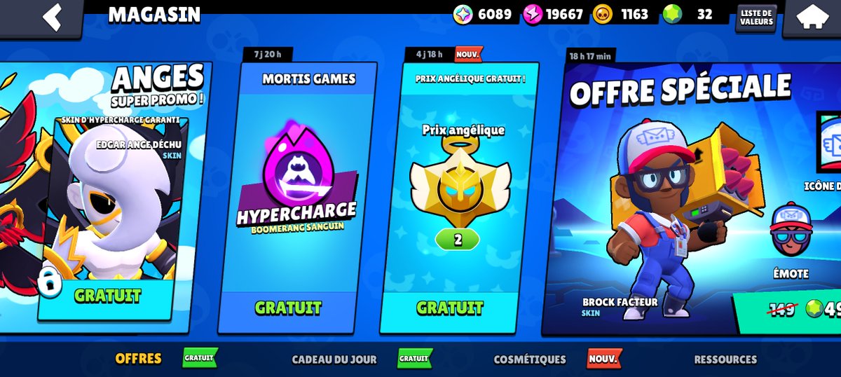BrawlSourceFR's tweet image. 🌟PRIX ANGÉLIQUES GRATUIT !🌟
Récupérer dés maintenant, dans le Magasin, 2 Prix Angéliques complètement Gratuitement.
Qu'espérez-vous obtenir dans ces Prix Angéliques ?