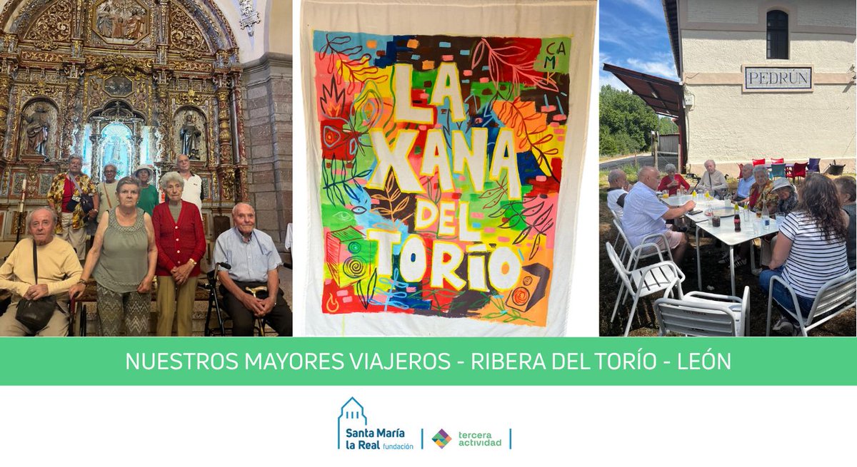No queremos dar envidia, pero sí, seguimos descubriendo rincones, lugares y gentes con #NuestrosMayoresViajeros de #TerceraActividad 🚗🏘
Esta semana desde nuestro centro de #Valdelafuente hemos recorrido la ribera del río Torío. 🥰👀👇

🔗residenciasterceraactividad.es/2025/07/23/nue…