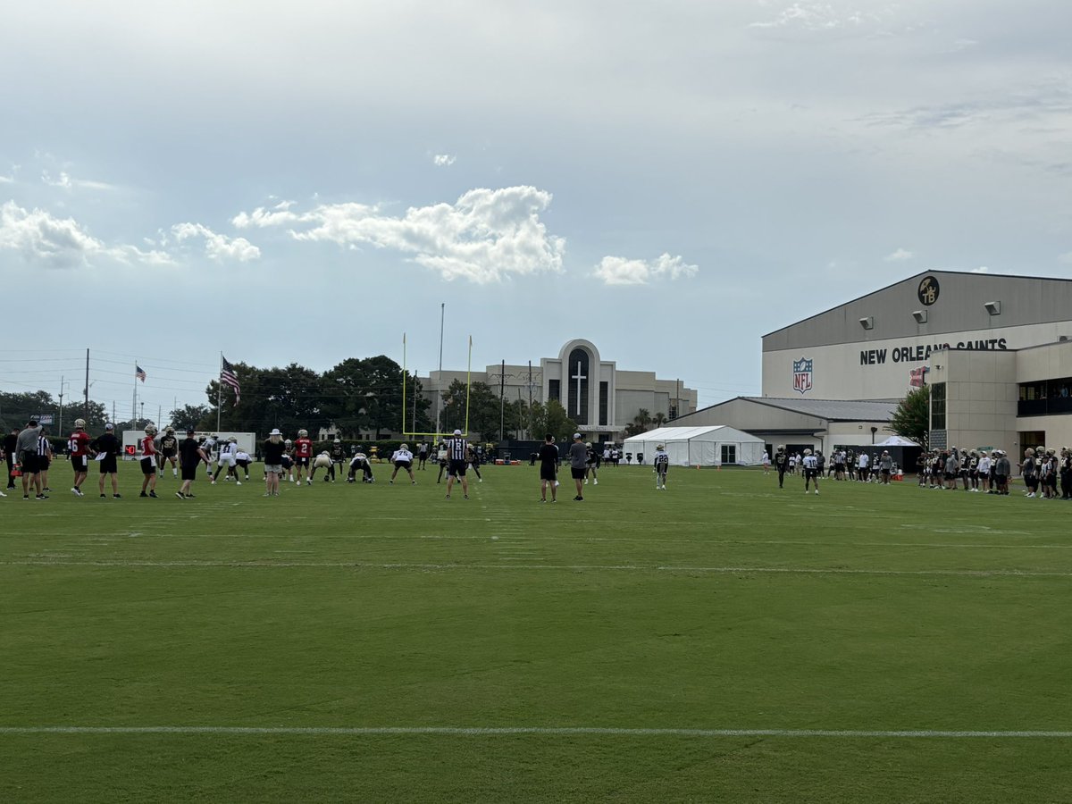 JonSokoloff's tweet image. #Saints training camp is here! We’ve got you covered on @WGNOtv