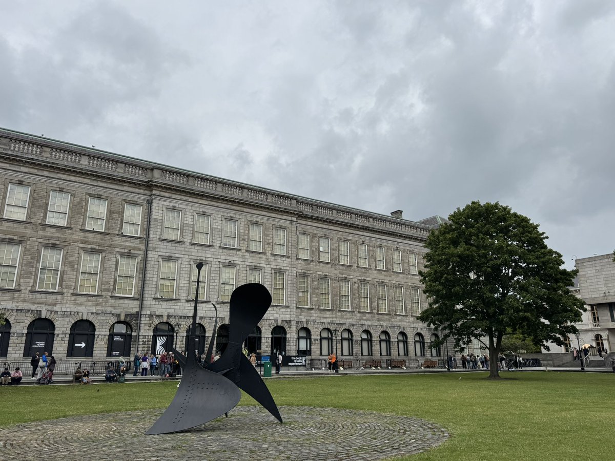 Right now at Trinity College, Dublin. When they say the rest of the world is laughing at the US, I think this is what they mean.