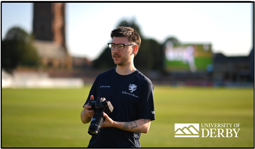 We're hugely proud of our links with <a href="/DerbyshireCCC/">Derbyshire CCC</a>, which give our students the platform to pursue a career in cricket.

Hear from 2023 graduate, Will Martin, on his journey to his current role: Digital Content and Videography Lead at <a href="/SomersetCCC/">Somerset Cricket 🏆</a> 

📹 bit.ly/3H2PKpb