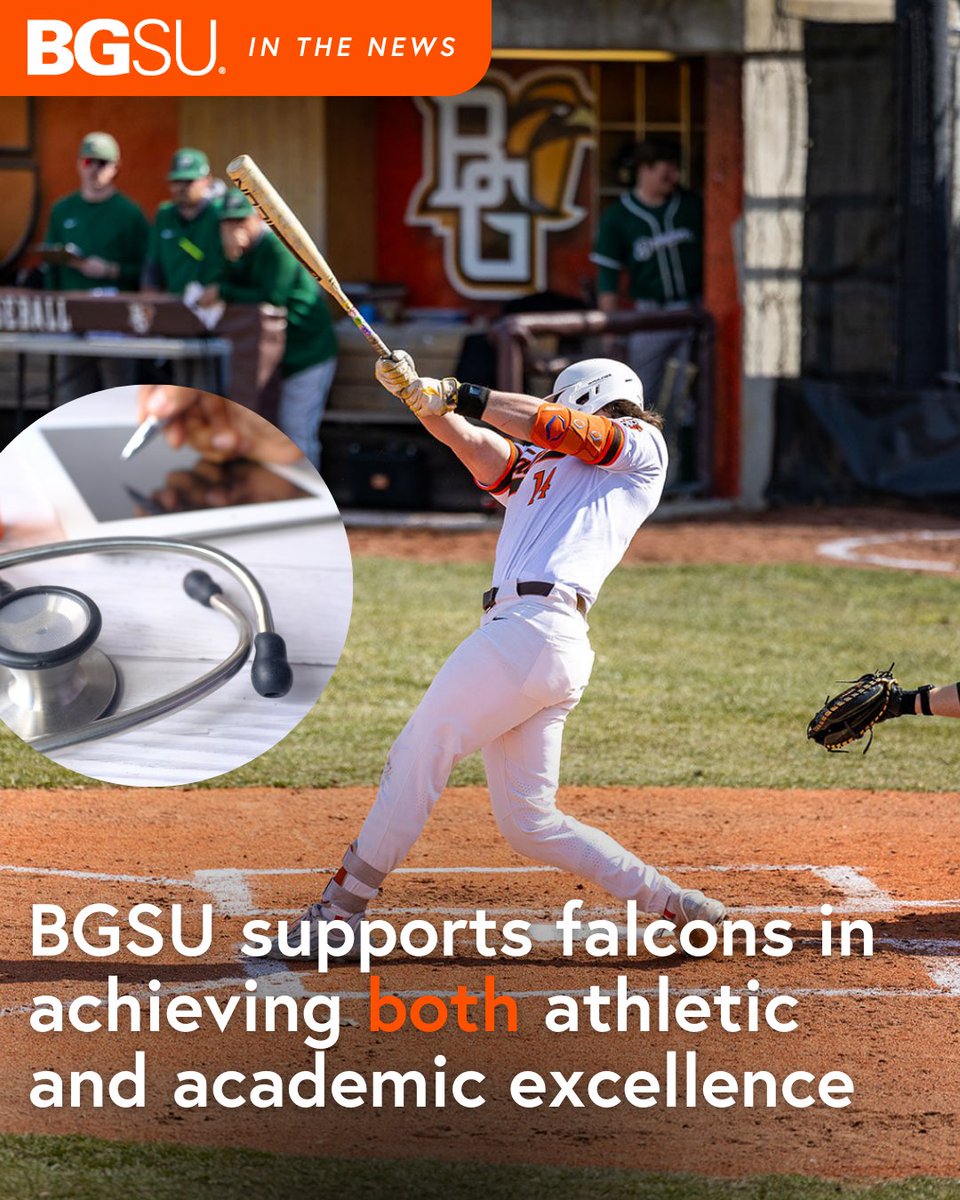 bgsu's tweet image. As a Division I student-athlete on the Falcons’ baseball team, BGSU senior Gavin Ganun values the support he receives both on and off the field as he pursues his dream of working in medicine.
“People might not think of BG as a pre-med school, but it is a comfortable community to…