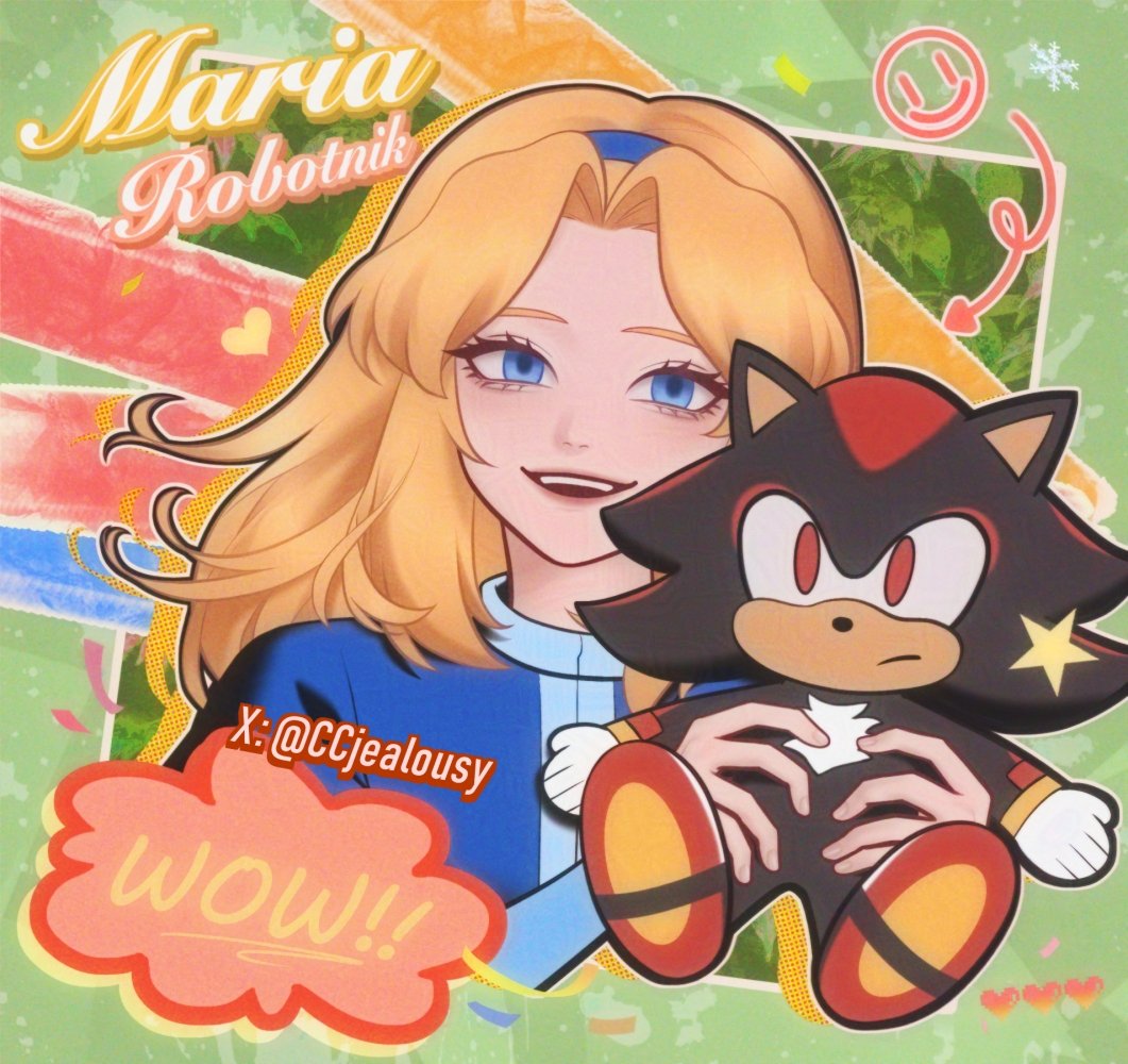 CCjealousy's tweet image. #ShadowTheHedgehog  #MariaRobotnik