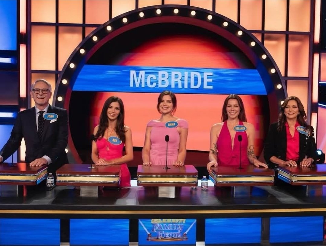 Dayna Jones (@daynajonesmusic) on Twitter photo Some of my favorite people will be on <a href="/FamilyFeudABC/">Celeb Family Feud</a> tomorrow night! <a href="/martinamcbride/">Martina McBride</a> <a href="/eyrockorsuck/">John McBride</a> ..check it out. Some of my favorite people will be on <a href="/FamilyFeudABC/">Celeb Family Feud</a> tomorrow night! <a href="/martinamcbride/">Martina McBride</a> <a href="/eyrockorsuck/">John McBride</a> ..check it out.