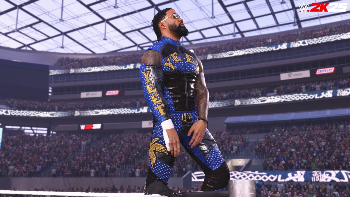 Smacktalks's tweet image. 2K have released official screenshots of the Superstars contained in the WM41 DLC Pack 📸
New Superstars include:
- Aleister Black
- Jey Uso (WM41)
- Cody Rhodes (WM41)