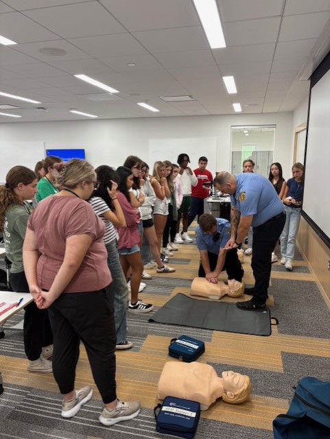 PghEMS's tweet image. Pittsburgh EMS continued its annual partnership with the Health Careers Pathways Program by presenting at the Summer Youth Healthcare Academy, hosted by the University of Pittsburgh School of Medicine.
This program gives high schoolers a closer look at careers in healthcare.