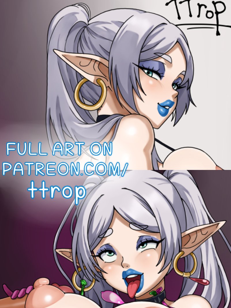 the_ttrop's tweet image. You like Bimbo Elf? i got you a bimbo frieren
new drawings every week