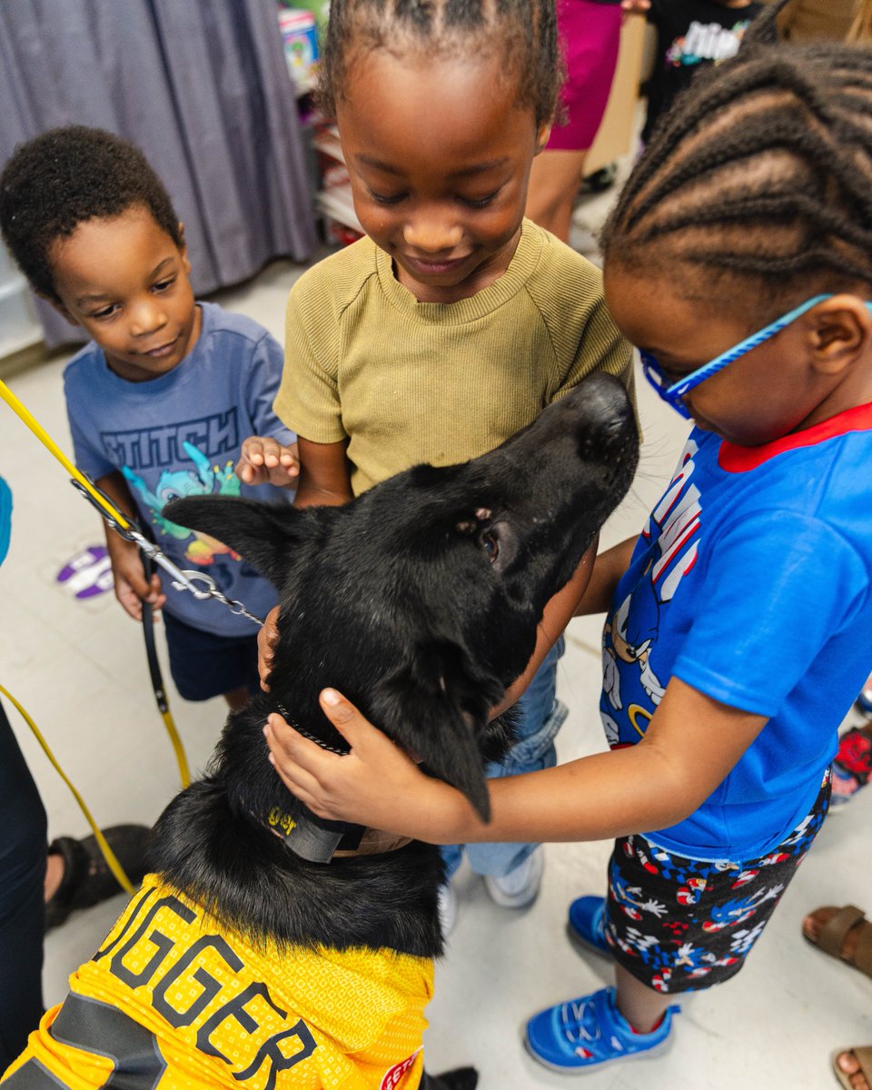 PiratesPup's tweet photo. Earlier this week, I visited the Training Wheels Childcare Center as part of the @PNCBank Grow Up Great program! It was a pawfect day hanging out with all the students and staff! 🐾 

#PNCGrowUpGreat https://t.co/yEyPbY4kXt