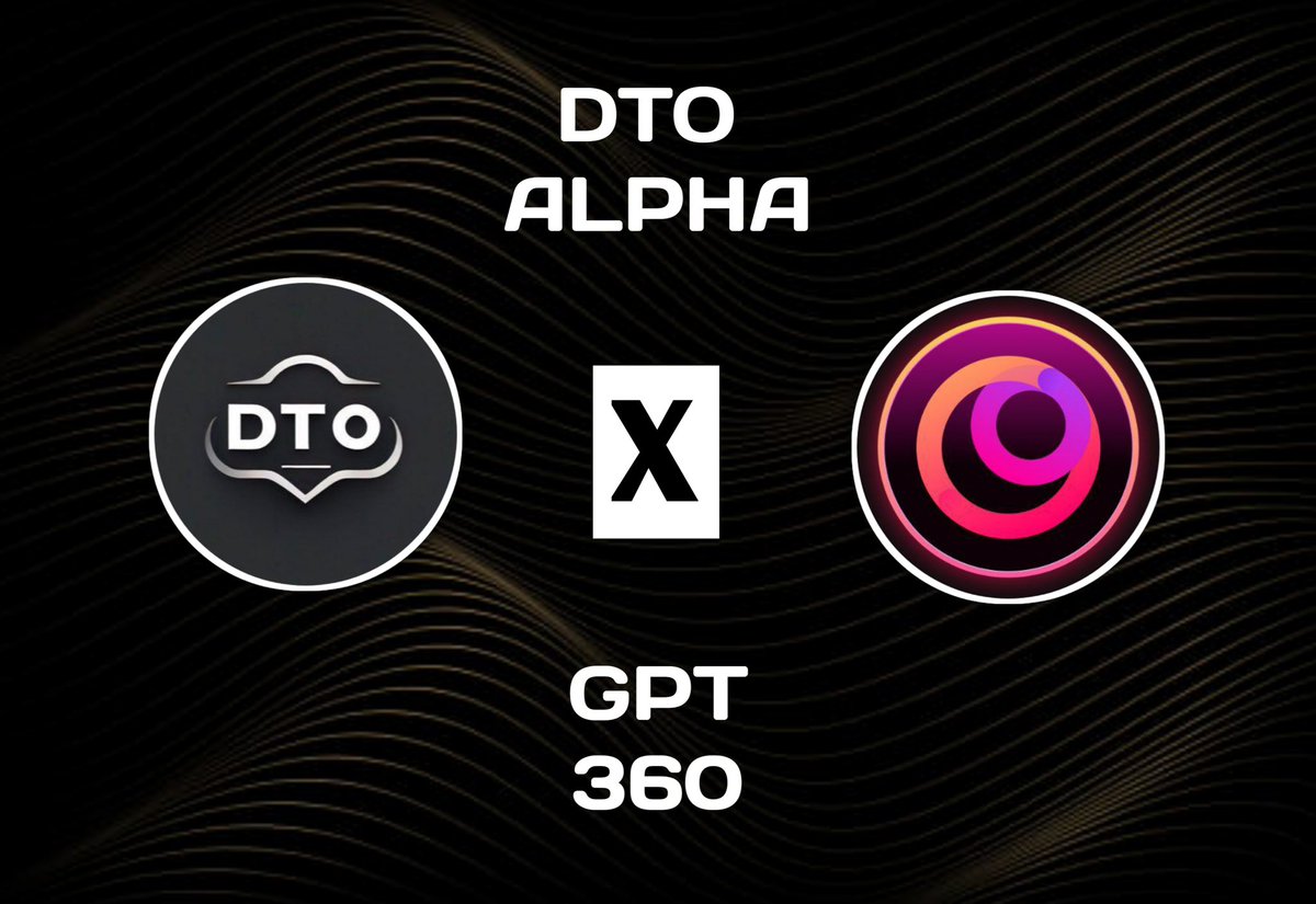 DTO Alpha (@dtoalpha) on Twitter photo 🔥COLLABORATION ANNOUNCEMENT🔥
<a href="/DTOalpha/">DTO Alpha</a> X <a href="/GPT360_Official/">🌐 GPT360 🌐</a>
We’re Thrilled to partner with GPT360 for their upcoming FREE MINT🤝
We will be giving away 15 WL spots
How to join
-Follow <a href="/GPT360_Official/">🌐 GPT360 🌐</a> & <a href="/DTOalpha/">DTO Alpha</a>
- Like & rt this tweet
- comment your EVM wallet
6hrs
GL🍀 🔥COLLABORATION ANNOUNCEMENT🔥
<a href="/DTOalpha/">DTO Alpha</a> X <a href="/GPT360_Official/">🌐 GPT360 🌐</a>
We’re Thrilled to partner with GPT360 for their upcoming FREE MINT🤝
We will be giving away 15 WL spots
How to join
-Follow <a href="/GPT360_Official/">🌐 GPT360 🌐</a> & <a href="/DTOalpha/">DTO Alpha</a>
- Like & rt this tweet
- comment your EVM wallet
6hrs
GL🍀