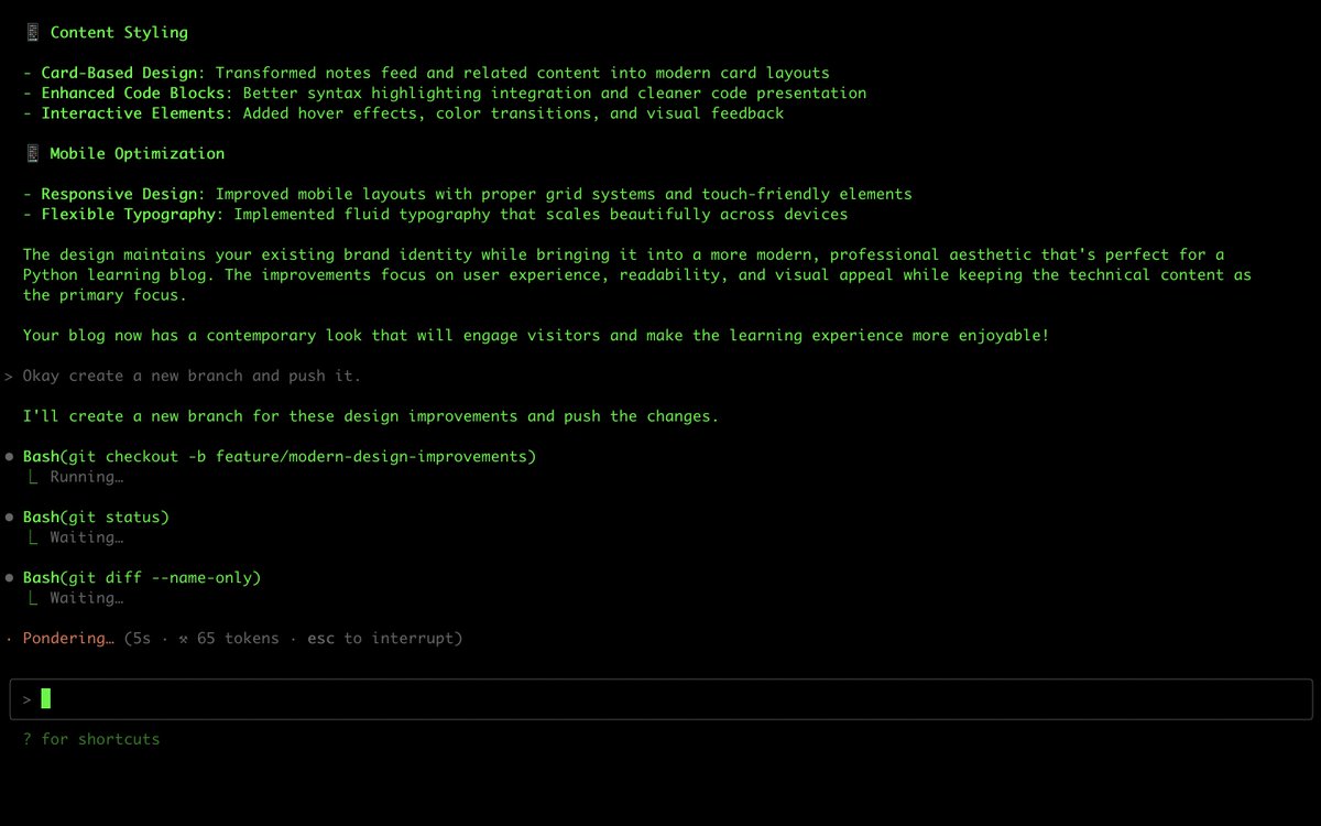 abhicantdraw's tweet image. I don&apos;t trust it just yet, so this will go on a branch. 

#claudecoding