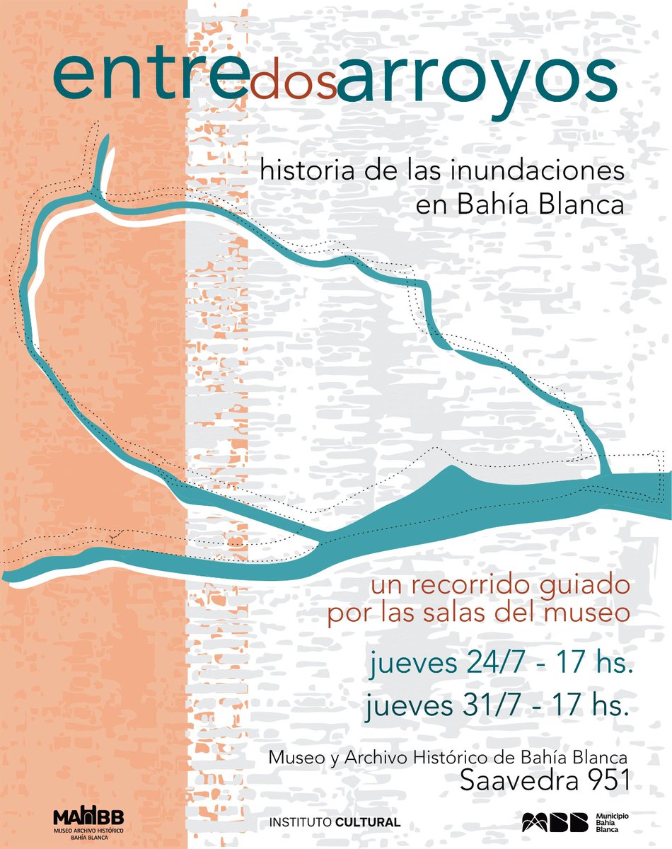 ratherbeJuan's tweet image. Gente de por aquí, estaremos pensando la historia de Bahía Blanca a partir de sus dos arroyos. Inundaciones, trabajo, políticas públicas, especulación inmobiliaria y hasta un naufragio en el Napostá como nudos problemáticos para desatar.

¡Los esperamos en el MAHBB!
