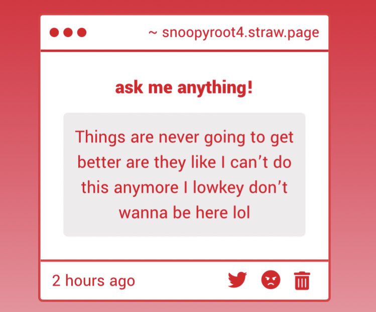 sarcastroph_3's tweet image. things will get better anon, even if things look bleak now, hold on. if you want to talk my dms are open ❤️🩹