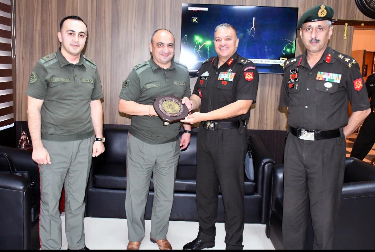 ia_awc's tweet image. A delegation from Ministry of Defence, Armenia visited #AWC gaining insights into our professional military courses & modern training infrastructure Productive interactions with faculty & tour of our sprawling campus showcased India's military excellence
@adgpi @artrac_ia