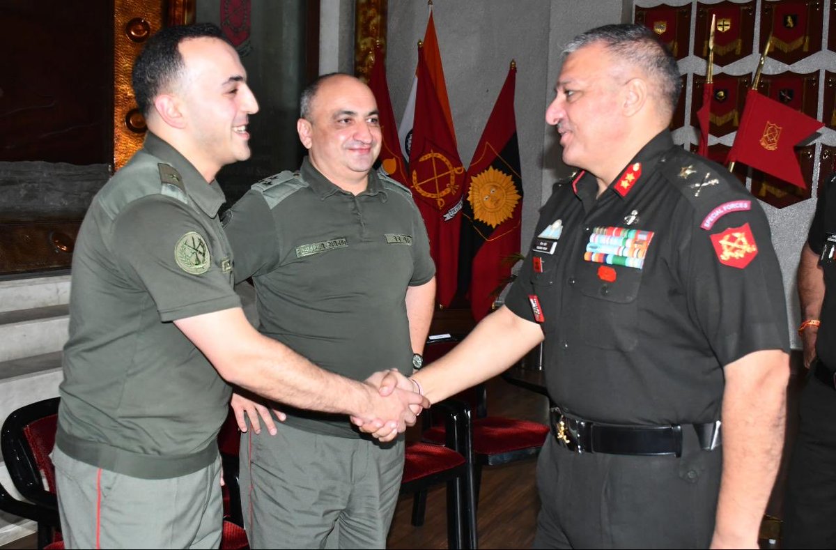 ia_awc's tweet image. A delegation from Ministry of Defence, Armenia visited #AWC gaining insights into our professional military courses & modern training infrastructure Productive interactions with faculty & tour of our sprawling campus showcased India's military excellence
@adgpi @artrac_ia