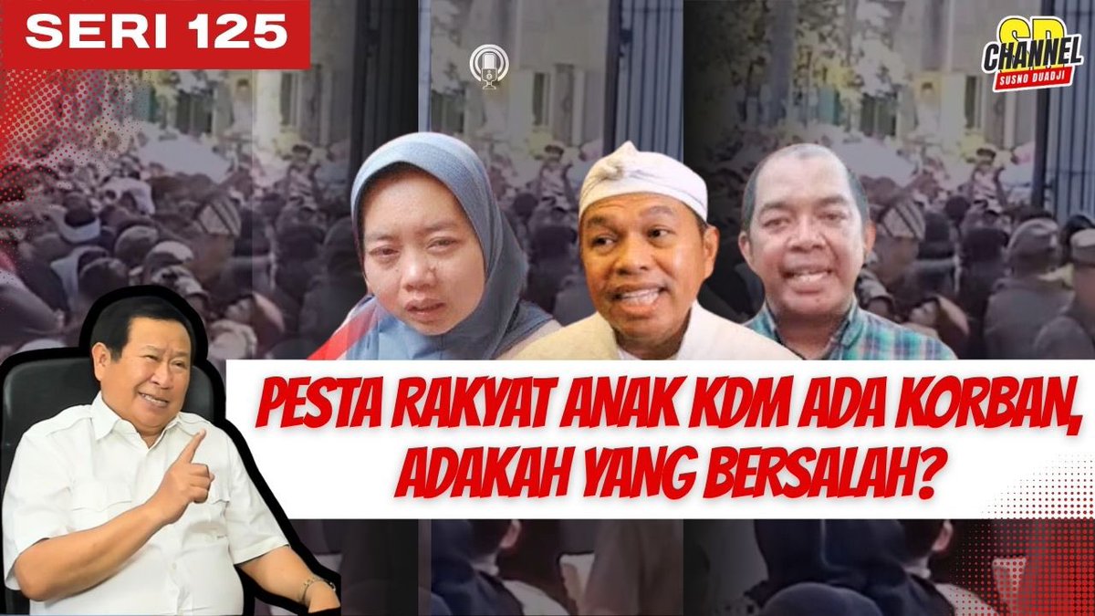 susno2g's tweet image. Resepsi pernikahan anak KDM suasana bahagia berubah jadi duka ; ada korban jiwa, tjwb siapa ??
youtu.be/RdISzWhfzXg?si… lewat @YouTube