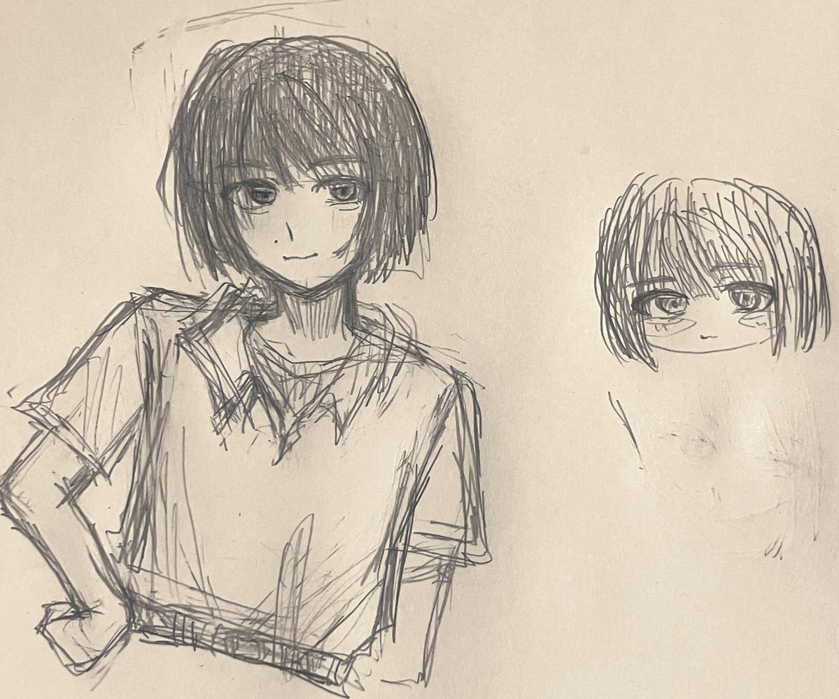 osakana_fish8's tweet image. もっと上手く描けるようになりたい…
#HibikisArt