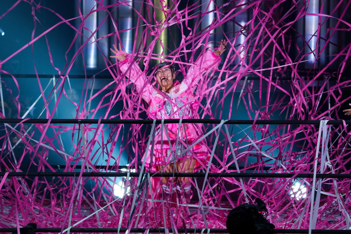 uug_p_miu's tweet image. 今回もたくさんの紙テープ巻いてくれて、投げてくれて、まっぴんくに染めてくれてありがとう🩷🎀幸せ本当にありがとう💖
#tjpwSSP25