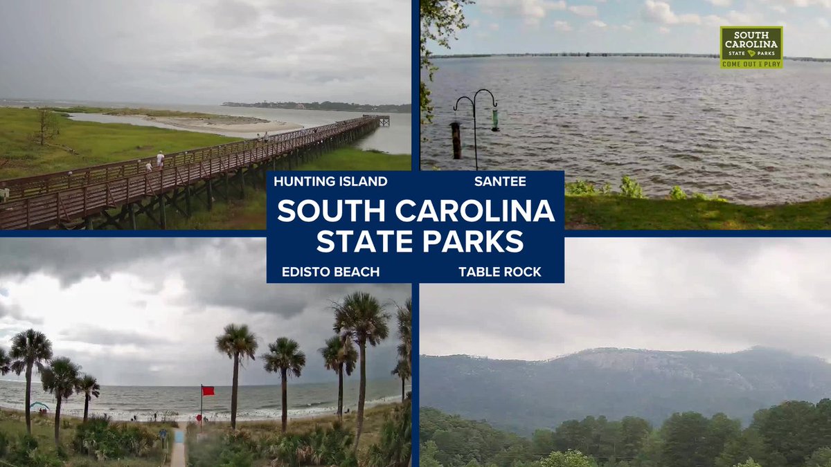 Daniel_Bonds's tweet image. Live images from a few South Carolina State Parks this morning. @SC_State_Parks