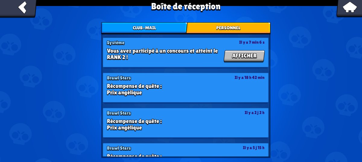 BrawlSourceFR's tweet image. 😇RÉCOMPENSES DU CONCOURS N°2 !⭐️
Le 2nd Concours vient de s'achever ce Matin.
Les personnes avec le + de victoires ont obtenus un total de 15 Prix Angéliques.
⭐️Qu'avez-vous pu obtenir dans vos Prix Angéliques ?😇