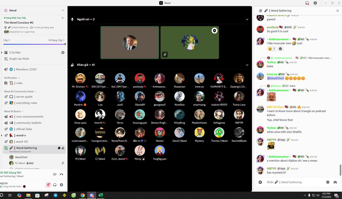 BaTrinh99's tweet image. 🚀 WHY SHOULD YOU JOIN?
💎 Strongest Community:
Over 23k Active Members
Top Fighters Ready
Extremely Hype and Exciting Atmosphere
🎪 Ultimate Experience:
Live Commentary from the WeedChief Team
Interactive Features for Viewers
Opportunities to Connect with the Weed Community
🏆…