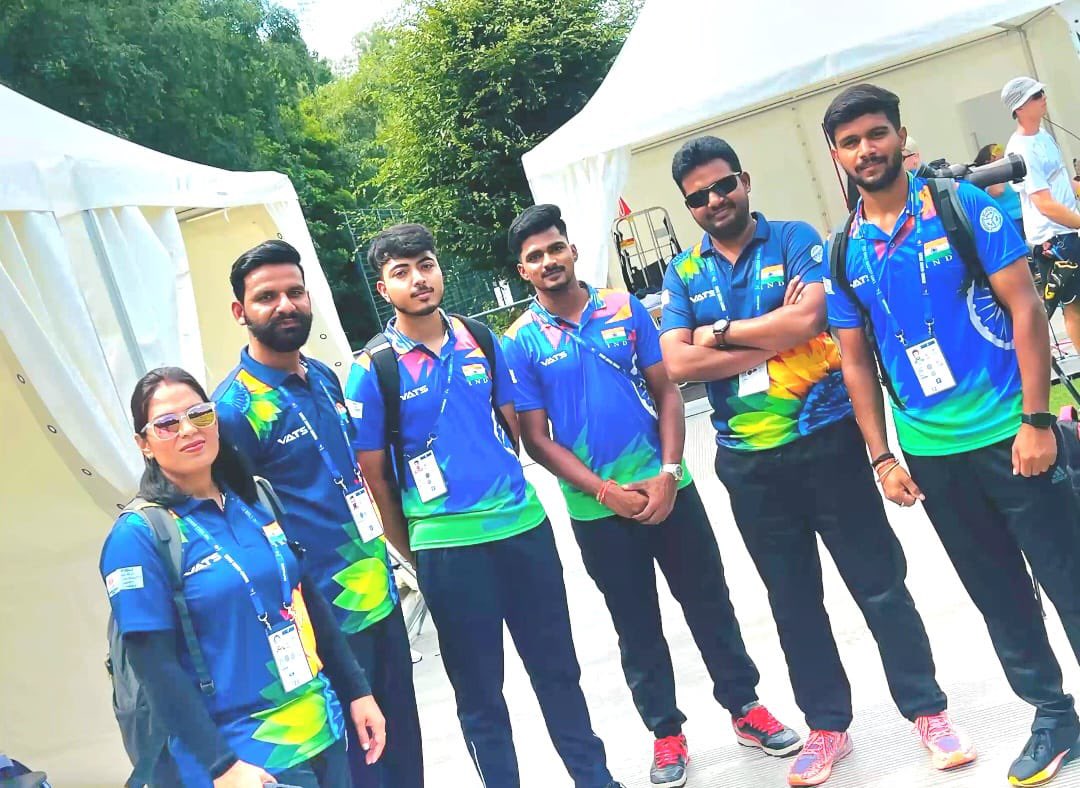 With focus, dedication, and the Tricolour held high, Team India competes at the World University Games in Germany.

Wishing our contingent the very best! 🇮🇳

#NTPC #Archery #India #ArcheryIndia