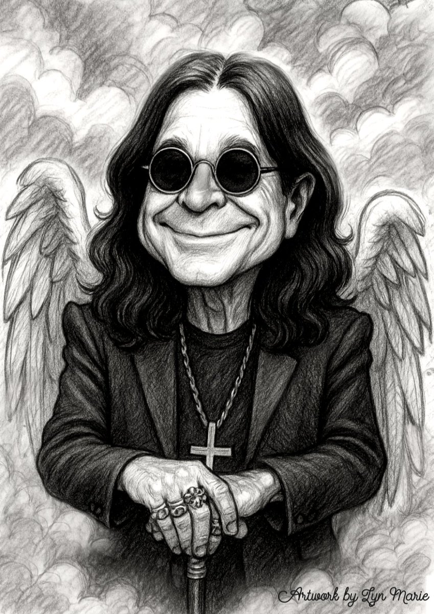 LynMari24290294's tweet image. 🖍️ Caricature Drop: Ozzy Osbourne –
The Godfather of Mayhem
They called him a madman. He called it Monday.
Ozzy tore up stages, rewrote rock, and flipped off the rules—then invited us into his home like family.
Respect to the original heavy metal saint.
Godspeed, and raise…