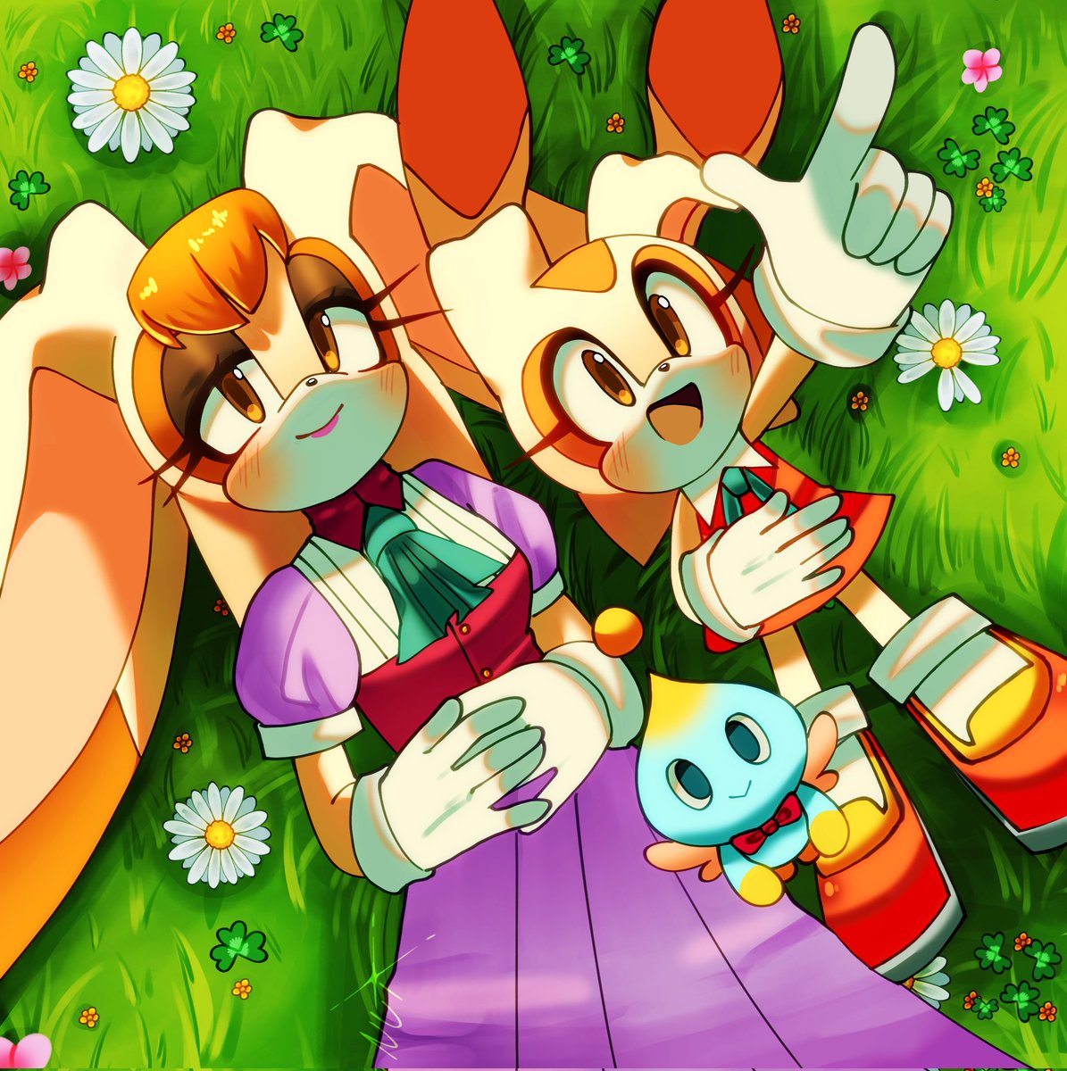 nuinu_17's tweet image. ☁️💫
#vanillatherabbit
#SonicTheHedgehog
#CreamTheRabbit