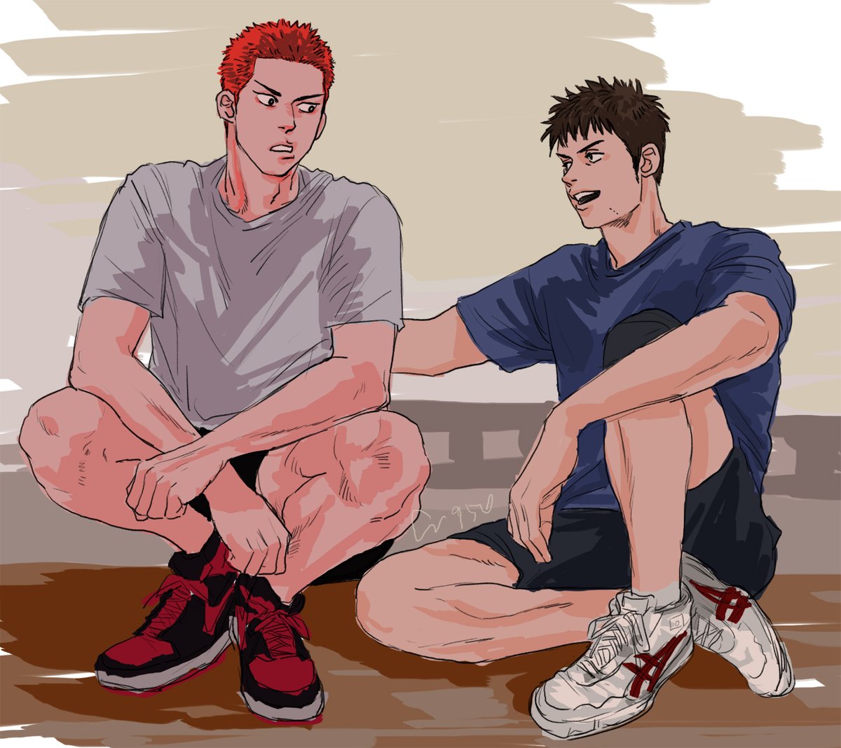 🏀過去絵をもう一回描く