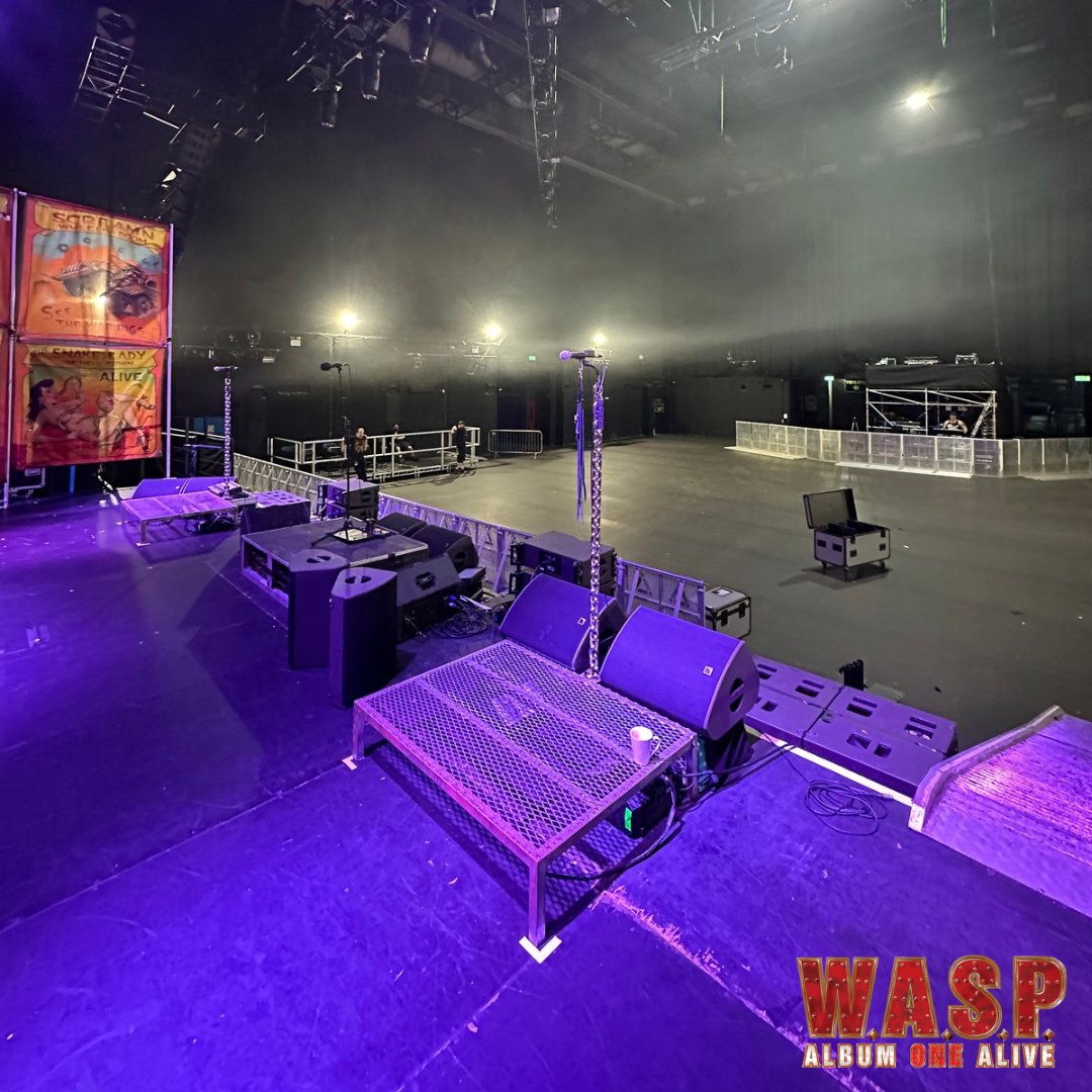 WASPOfficial's tweet image. All quiet before the show in Belfast tonight.
W.A.S.P. Album ONE Alive 2025 Tour Dates in Europe and UK, Dates, Tickets and VIP: bnds.us/r0zzt7
#waspnation #wasp #blackielawless #hardrock #heavymetal #80smetal #bravewords #blabbermouth #monstersofrock #classicrock