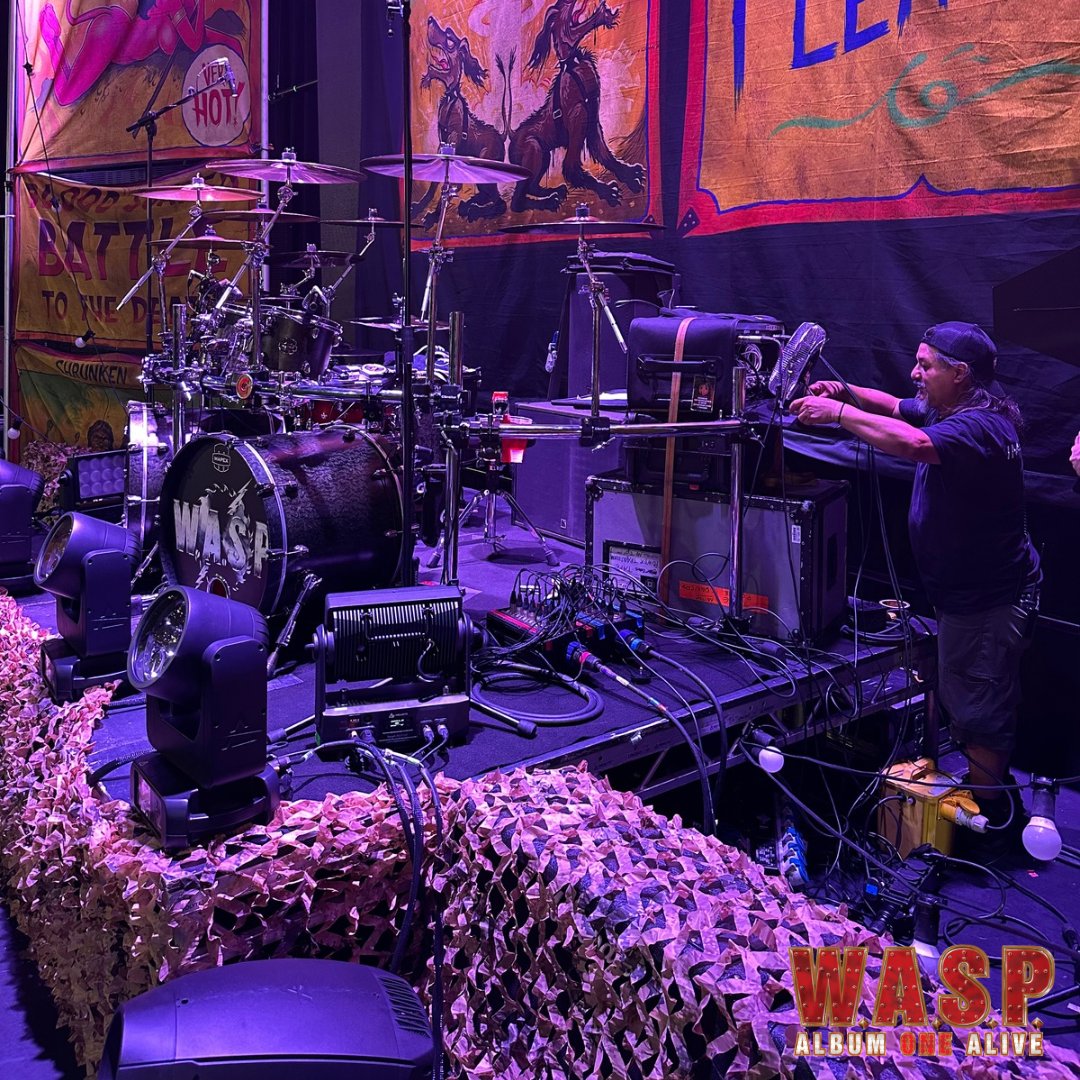 WASPOfficial's tweet image. All quiet before the show in Belfast tonight.
W.A.S.P. Album ONE Alive 2025 Tour Dates in Europe and UK, Dates, Tickets and VIP: bnds.us/r0zzt7
#waspnation #wasp #blackielawless #hardrock #heavymetal #80smetal #bravewords #blabbermouth #monstersofrock #classicrock