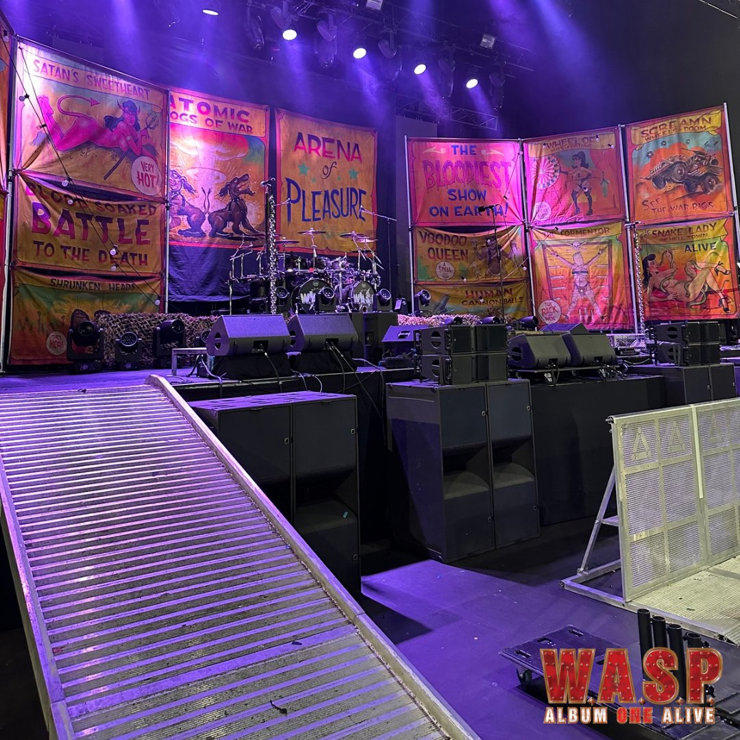 WASPOfficial's tweet image. All quiet before the show in Belfast tonight.
W.A.S.P. Album ONE Alive 2025 Tour Dates in Europe and UK, Dates, Tickets and VIP: bnds.us/r0zzt7
#waspnation #wasp #blackielawless #hardrock #heavymetal #80smetal #bravewords #blabbermouth #monstersofrock #classicrock