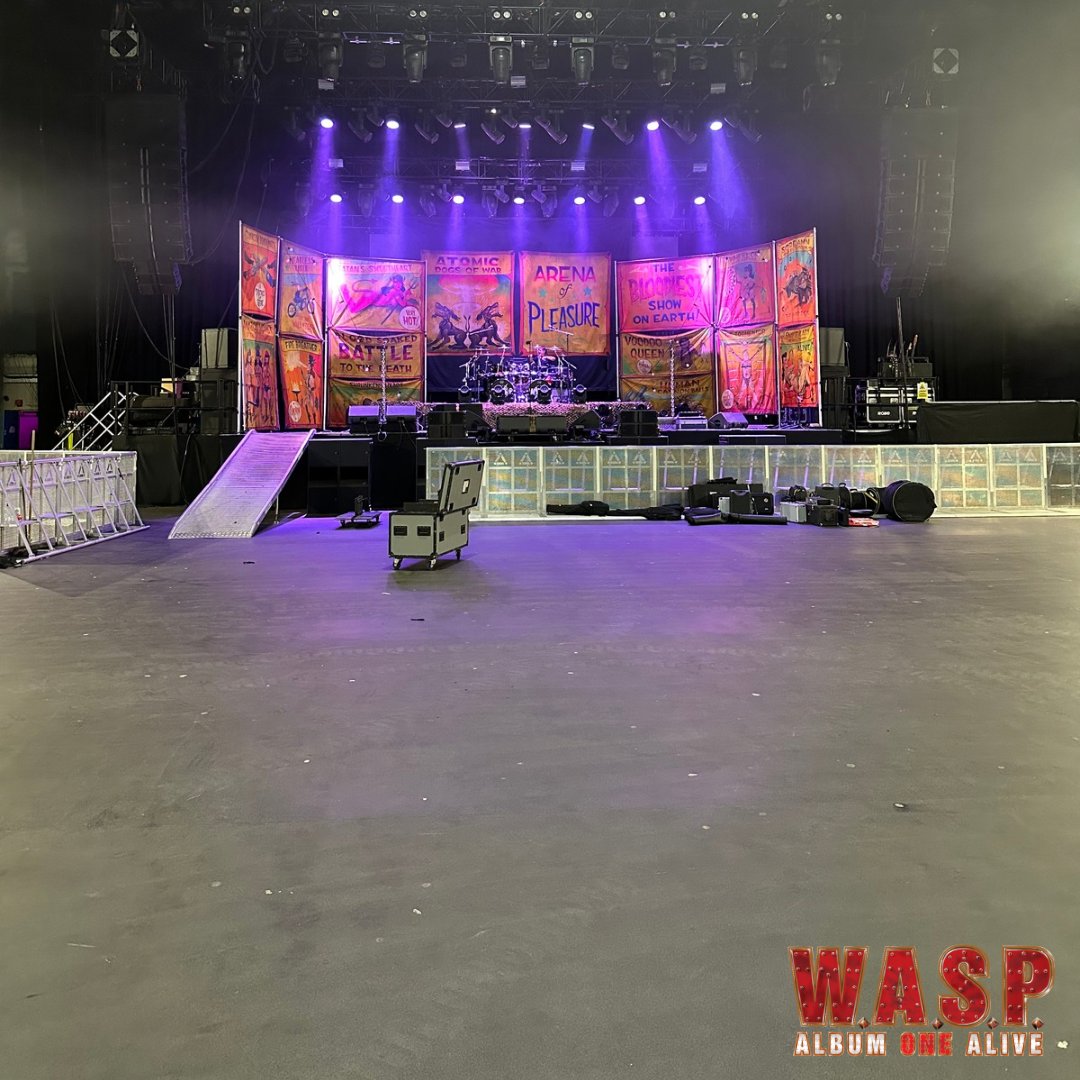 WASPOfficial's tweet image. All quiet before the show in Belfast tonight.
W.A.S.P. Album ONE Alive 2025 Tour Dates in Europe and UK, Dates, Tickets and VIP: bnds.us/r0zzt7
#waspnation #wasp #blackielawless #hardrock #heavymetal #80smetal #bravewords #blabbermouth #monstersofrock #classicrock
