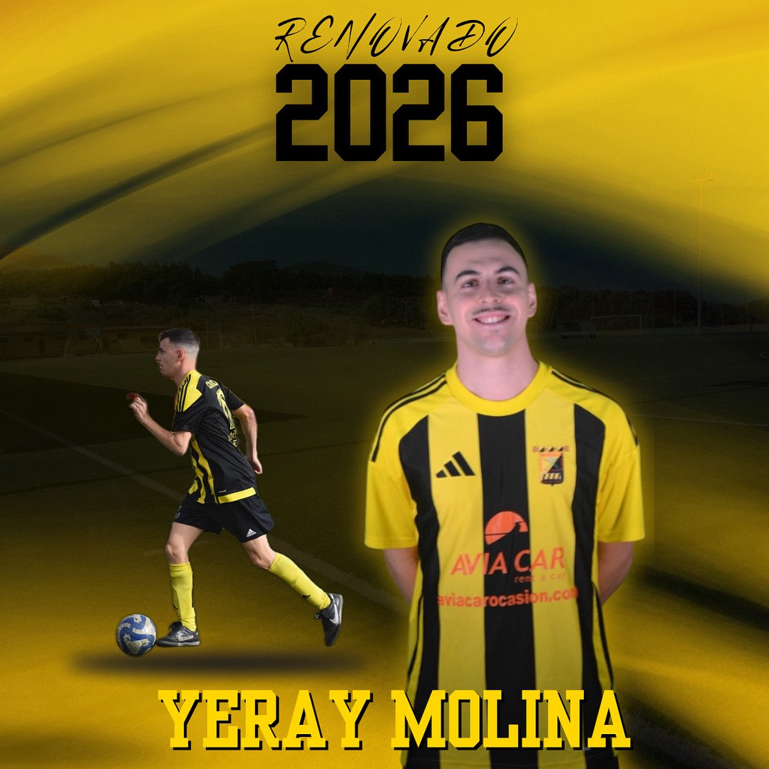 CD Saucillo (@cd_saucillo) on Twitter photo Yeray seguirá vistiendo la aurinegra una temporada más!
Nos alegra un anunciar que Yeray, uno de los jugadores más habilidosos y desequilibrantes del equipo, ha decidido seguir con nosotros. Su compromiso con el club se nota tanto dentro como fuera del campo. Yeray seguirá vistiendo la aurinegra una temporada más!
Nos alegra un anunciar que Yeray, uno de los jugadores más habilidosos y desequilibrantes del equipo, ha decidido seguir con nosotros. Su compromiso con el club se nota tanto dentro como fuera del campo.
