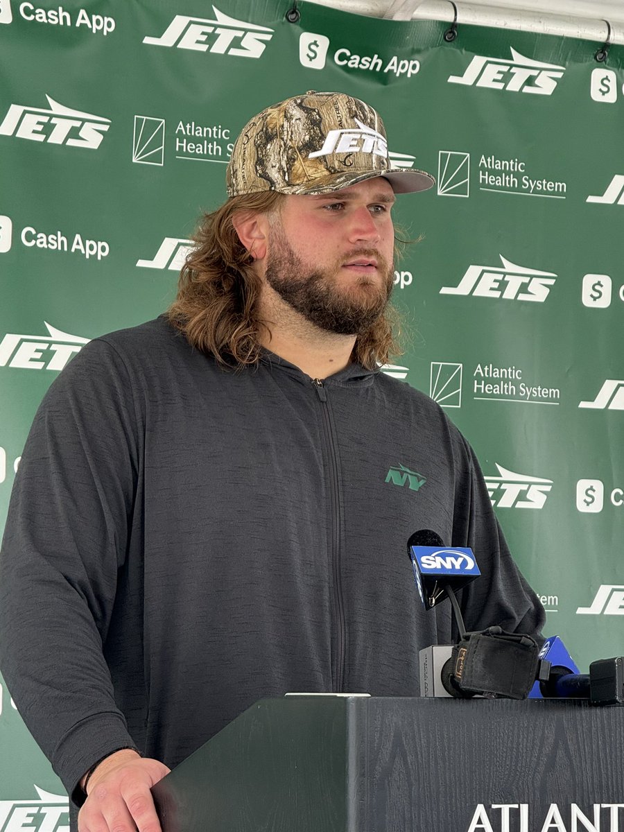 DWAZ73's tweet image. Joe Tippmann acknowledged he was taken a bit by surprise when the #Jets signed Josh Myers, but appreciated that Aaron Glenn called him to let him know the situation. Excited about competing for the center job.