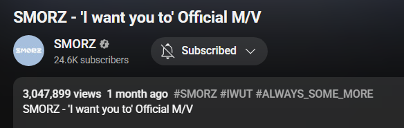 (SLOW) SMORZ UPDATES tweet media