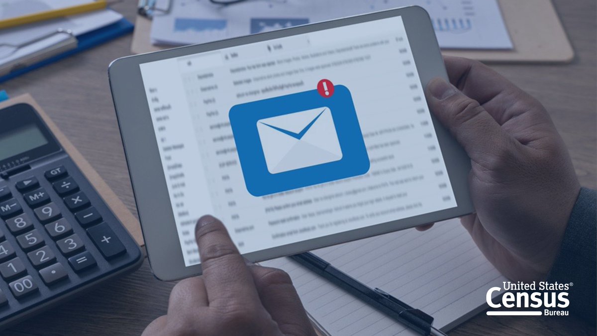 uscensusbureau's tweet image. Want #CensusData delivered straight to your inbox? ✉️

Subscribe to our email updates for the latest Census Bureau news, releases, and webinars.  
  public.govdelivery.com/accounts/USCEN…