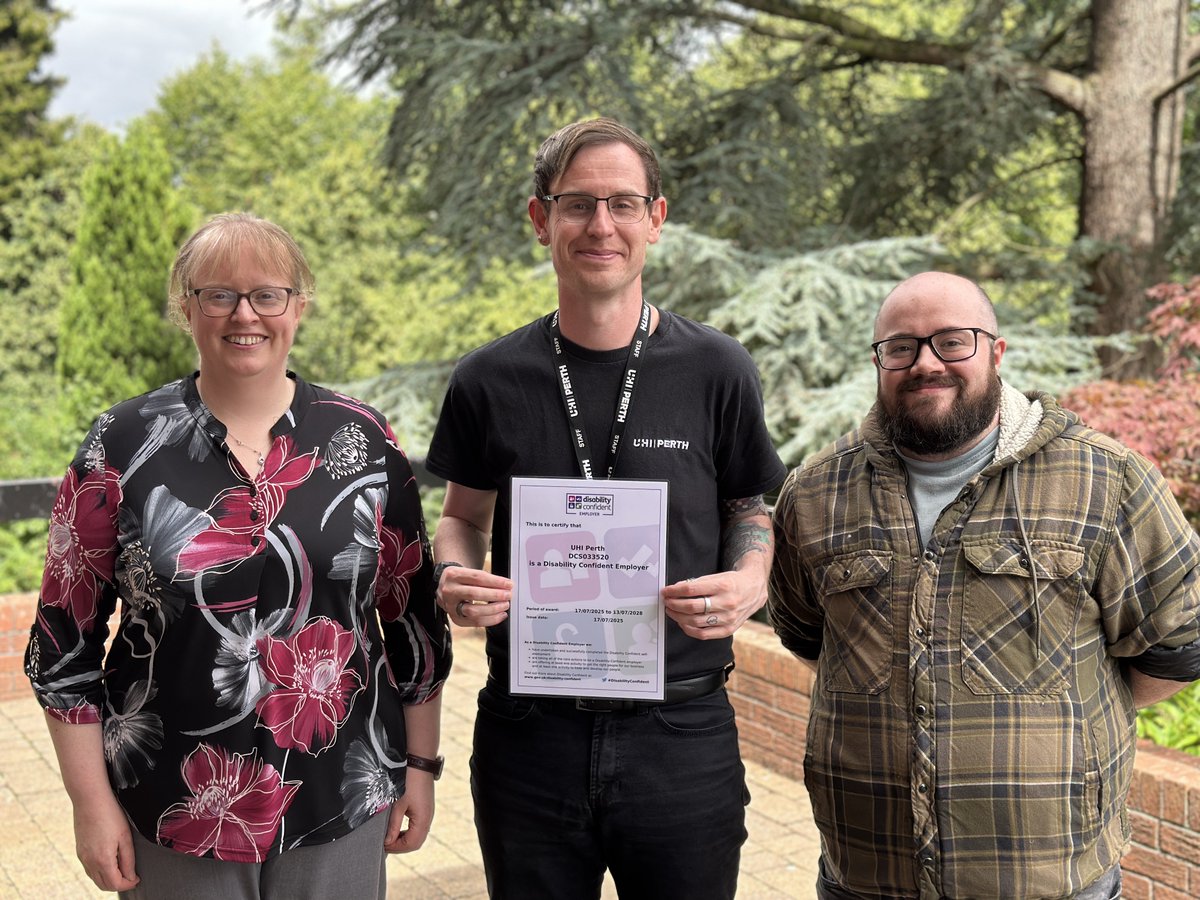 UHIPerth_'s tweet image. #News | UHI Perth is now a Level 2 Disability Confident Employer! This milestone reflects our ongoing commitment to creating an inclusive, accessible, and supportive workplace for all.
Read the full article over on our website: 🔗tinyurl.com/43b3f9ny
#ThinkUHI #UHIPerth