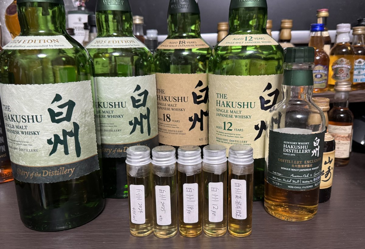 やるやる詐欺していた企画やります🥳
抽選で5名様に写真のサンプルをいずれか一本プレゼント🎁

フォロー、リポスト&amp;いいねで応募完了
あたるってぃーで抽選予定
締切は7/28の23:59まで
※注意事項は次ポスト参照

ダブルチャンス
私が今一番好きなスコッチをコメント
正解するといいことあるかも⁉️