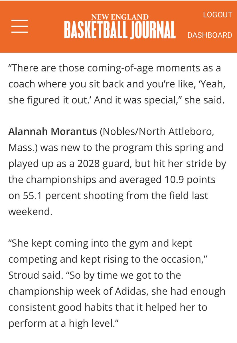 LadyRivals's tweet image. Thanks for the write on our program’s success @ethman43 @nehoopjournal &amp;amp; highlighting   ‘26 Fope Ayo &amp;amp; ‘28 @AlannahMorantus on the @3SSBGCircuit  Championship run 
We Are///  @RivalsNation