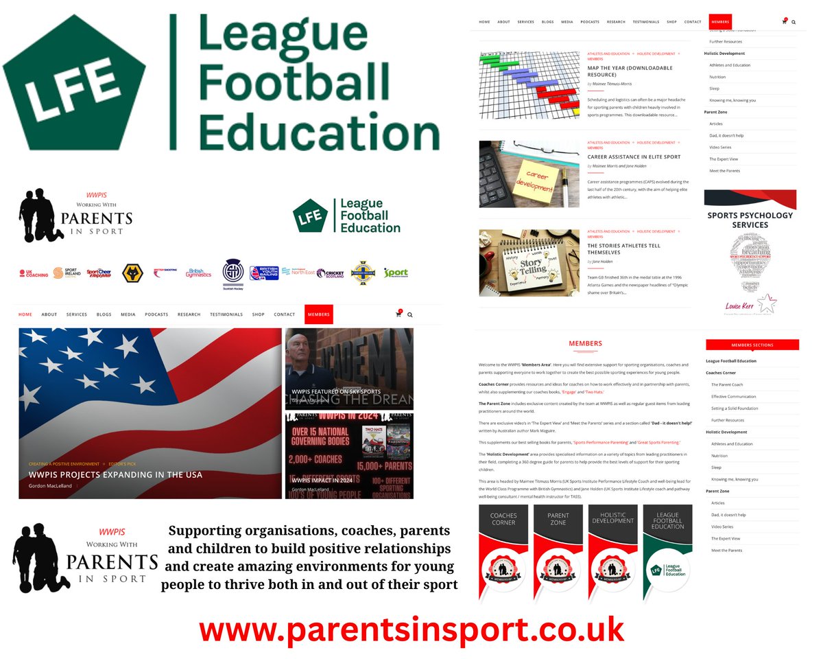 _WWPIS's tweet image. Over 2,500 Football Academy Parents signed up to the 'Working with Parents in Sport Platform.'
The WWPIS platform continues to grow in both membership and demand from some of the leading sporting programmes in the world.
With some international football partnerships on the…