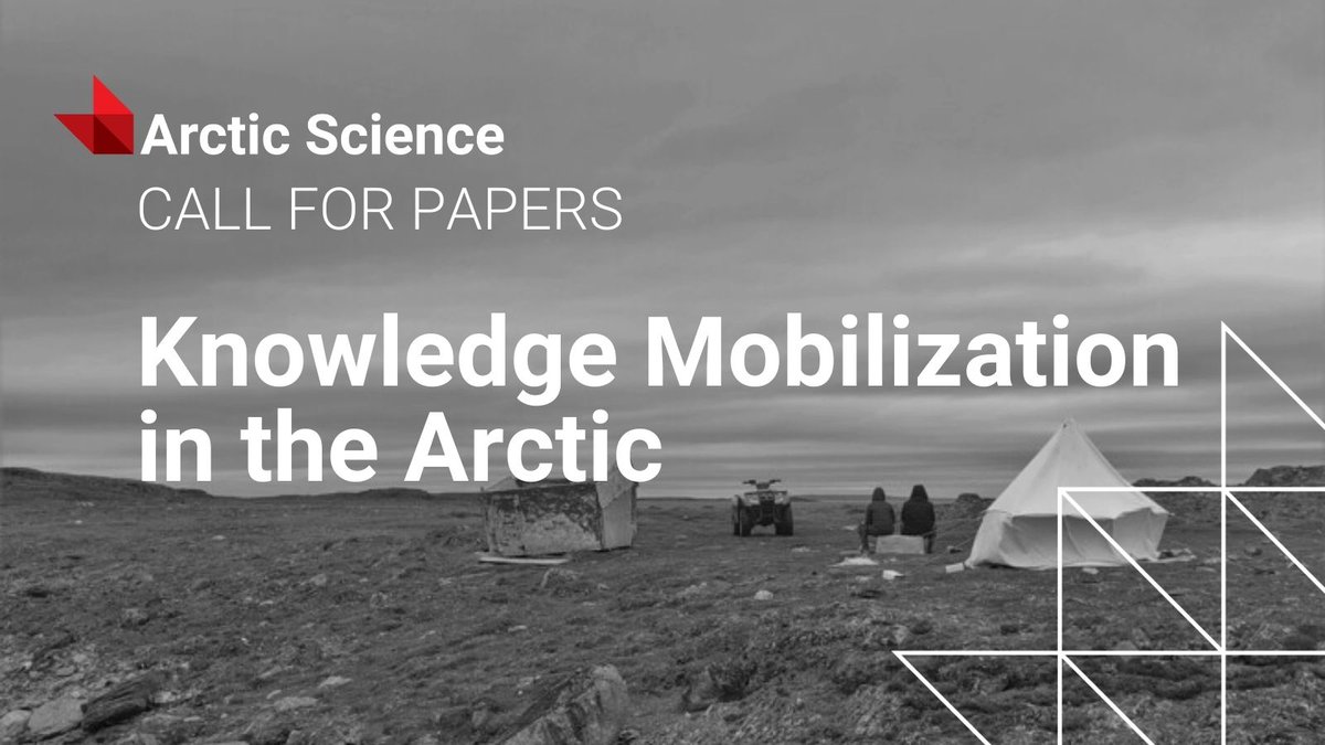 ArcticScienceJ's tweet image. How can #Arcticknowledge be shared more effectively with communities, policymakers, and industry? @ArcticScienceJ is looking for research that explores knowledge mobilization, from traditional methods to innovative, unconventional formats. More info ▶️ ow.ly/geG250Vrz7F