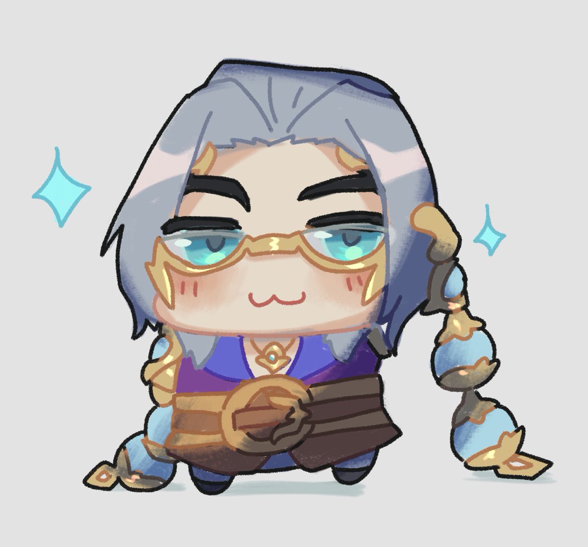 Lxi141's tweet image. 冬の祝福サイラスさん！👓❄